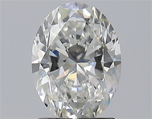 Picture of Natural Diamond 1.50 Carats, Oval with  Cut, G Color, SI2 Clarity and Certified by GIA
