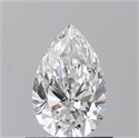 Diamante Natural 0.71 quilates, De pera , Color F, claridad VS2 y certificado GIA