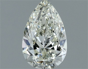 Picture of Natural Diamond 0.50 Carats, Pear with  Cut, I Color, VS1 Clarity and Certified by IGI