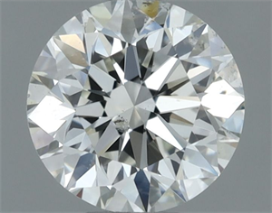 Picture of Natural Diamond 0.70 Carats, Round with Very Good Cut, H Color, SI2 Clarity and Certified by IGI