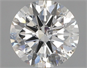 Natural Diamond 1.00 Carats, Round with Excellent Cut, F Color, SI2 Clarity and Certified by GIA