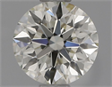 Natural Diamond 0.60 Carats, Round with Excellent Cut, L Color, VVS1 Clarity and Certified by IGI