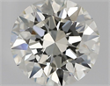 Natural Diamond 0.80 Carats, Round with Excellent Cut, J Color, VVS2 Clarity and Certified by GIA