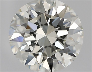 Picture of Natural Diamond 0.80 Carats, Round with Excellent Cut, J Color, VVS2 Clarity and Certified by GIA
