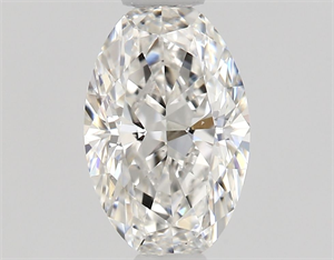 Picture of Natural Diamond 0.51 Carats, Oval with  Cut, F Color, VS2 Clarity and Certified by GIA