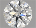 Natural Diamond 0.85 Carats, Round with Excellent Cut, J Color, SI2 Clarity and Certified by GIA