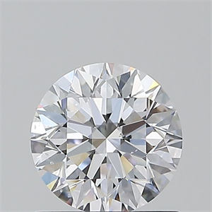 Picture of Natural Diamond 0.90 Carats, Round with Excellent Cut, D Color, SI1 Clarity and Certified by GIA