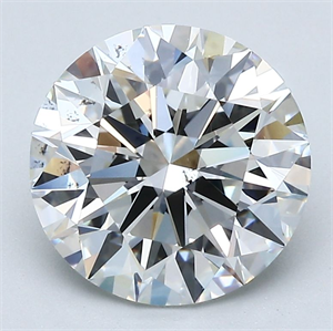 Picture of Natural Diamond 3.11 Carats, Round with Excellent Cut, H Color, SI1 Clarity and Certified by GIA