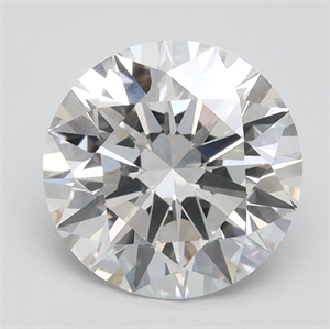 Picture of Lab Grown Diamond 2.58 Carats, Round with Ideal Cut, G Color, VS1 Clarity and Certified by IGI