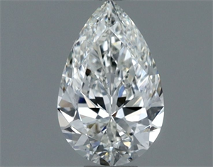 Picture of Natural Diamond 0.80 Carats, Pear with  Cut, H Color, VS2 Clarity and Certified by GIA