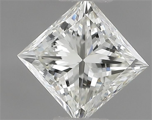 Picture of Natural Diamond 0.50 Carats, Princess with  Cut, J Color, VVS2 Clarity and Certified by IGI
