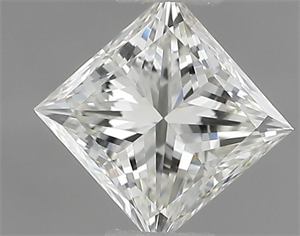 Picture of Natural Diamond 0.50 Carats, Princess with  Cut, J Color, VVS2 Clarity and Certified by IGI