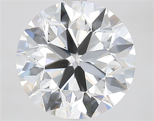 Picture of Lab Grown Diamond 4.50 Carats, Round with Excellent Cut, D Color, VVS1 Clarity and Certified by IGI