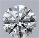 Diamante Natural 2.50 quilates, Redondo , Color J, claridad VS1 y certificado GIA