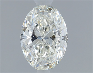 Foto Diamante Natural 0.50 quilates, Ovalado , Color I, claridad SI2 y certificado GIA de