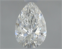 Diamante Natural 0.70 quilates, De pera , Color G, claridad SI1 y certificado GIA