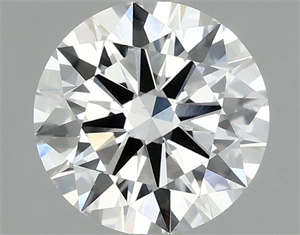 Picture of Lab Grown Diamond 1.37 Carats, Round with Ideal Cut, D Color, VS1 Clarity and Certified by IGI