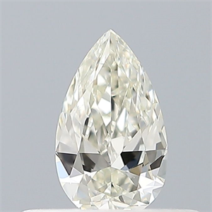 Picture of Natural Diamond 0.23 Carats, Pear with  Cut, I Color, VVS2 Clarity and Certified by IGI