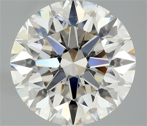 Picture of Natural Diamond 2.01 Carats, Round with Excellent Cut, H Color, VS1 Clarity and Certified by IGI