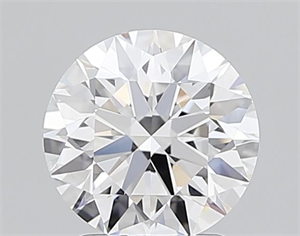 Picture of Lab Grown Diamond 2.04 Carats, Round with Ideal Cut, D Color, IF Clarity and Certified by IGI