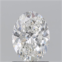 Natural Diamond 1.34 Carats, Oval with  Cut, F Color, SI1 Clarity and Certified by GIA
