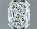 Natural Diamond 1.20 Carats, Radiant with  Cut, I Color, SI2 Clarity and Certified by GIA