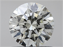 Natural Diamond 0.70 Carats, Round with Excellent Cut, K Color, VVS1 Clarity and Certified by IGI