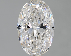 Picture of Natural Diamond 1.03 Carats, Oval with  Cut, F Color, VVS1 Clarity and Certified by GIA