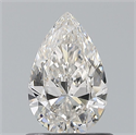 Diamante Natural 0.70 quilates, De pera , Color H, claridad VVS1 y certificado GIA