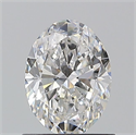Natural Diamond 0.90 Carats, Oval with  Cut, F Color, VS2 Clarity and Certified by GIA