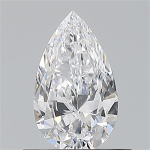 Foto Diamante Natural 0.50 quilates, De pera , Color D, claridad VVS2 y certificado GIA de
