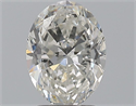 Natural Diamond 2.00 Carats, Oval with  Cut, H Color, SI1 Clarity and Certified by GIA