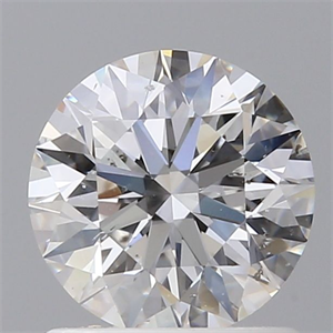 Picture of Natural Diamond 0.91 Carats, Round with Excellent Cut, E Color, SI2 Clarity and Certified by GIA