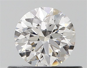 Picture of Natural Diamond 0.42 Carats, Round with Excellent Cut, H Color, VVS1 Clarity and Certified by GIA