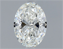 Natural Diamond 0.50 Carats, Oval with  Cut, G Color, VVS1 Clarity and Certified by GIA
