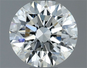 Picture of Natural Diamond 0.50 Carats, Round with Excellent Cut, G Color, VVS2 Clarity and Certified by IGI