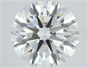 Lab Grown Diamond 3.36 Carats, Round with Ideal Cut, E Color, VVS2 Clarity and Certified by IGI