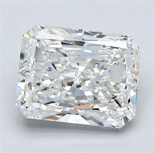 Foto Diamante Natural 2.01 quilates, Radiante , Color G, claridad SI1 y certificado GIA de