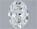 Diamante Natural 0.70 quilates, Ovalado , Color F, claridad VS2 y certificado GIA