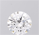 Lab Grown Diamond 1.38 Carats, Round with Excellent Cut, D Color, VVS2 Clarity and Certified by IGI