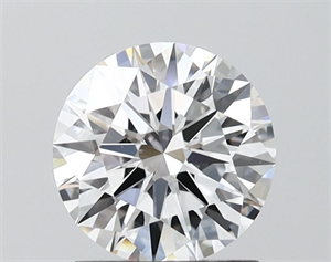 Picture of Lab Grown Diamond 1.27 Carats, Round with Ideal Cut, D Color, VS1 Clarity and Certified by IGI