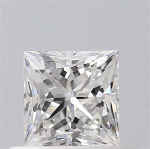 Picture of Natural Diamond 0.46 Carats, Princess with  Cut, G Color, VS1 Clarity and Certified by GIA