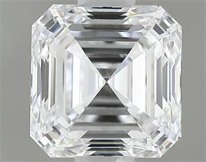 Foto Diamante Natural 0.80 quilates, Asscher , Color D, claridad VS1 y certificado GIA de