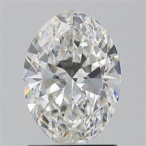 Picture of Natural Diamond 1.30 Carats, Oval with  Cut, F Color, SI1 Clarity and Certified by GIA
