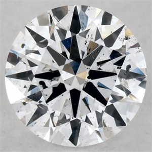 Picture of Natural Diamond 0.72 Carats, Round with Excellent Cut, D Color, SI2 Clarity and Certified by GIA
