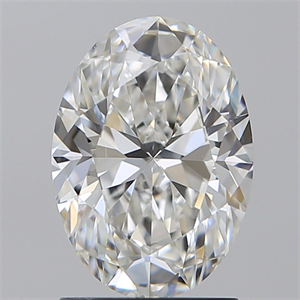 Picture of Natural Diamond 1.70 Carats, Oval with  Cut, G Color, VVS2 Clarity and Certified by GIA