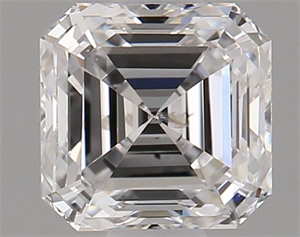 Foto Diamante Natural 0.70 quilates, Asscher , Color E, claridad SI2 y certificado GIA de