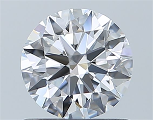 Foto Diamante Natural 0.76 quilates, Redondo , Color D, claridad IF y certificado GIA de