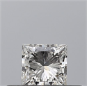 Natural Diamond 0.23 Carats, Princess with  Cut, F Color, VVS2 Clarity and Certified by GIA