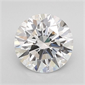Lab Grown Diamond 1.05 Carats, Round with Ideal Cut, D Color, VVS2 Clarity and Certified by IGI